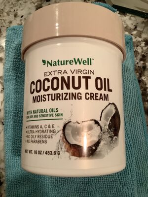 Coconut oil moisturizing cream