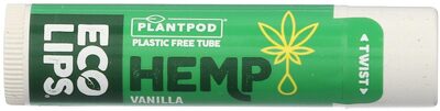 Organic Hemp Lip Balm, Vanilla