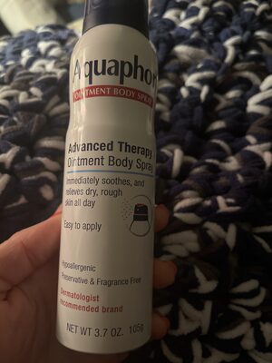 Aquaphor ointment body spray