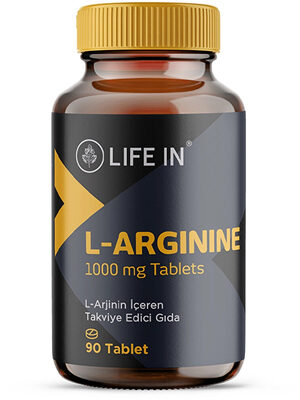 Life In Arjinin İçeren Takviye Edici Gıda 90 Tablet 1000mg