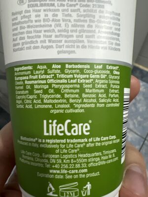 Șampon cu aloe vera și ulei de măsline