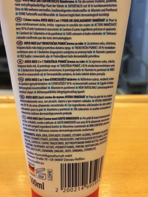 2in1 handcreme soforthilfe