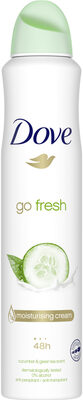 Dove Déodorant Femme Spray Anti Transpirant Go Fresh Concombre