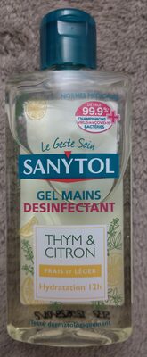 Gel mains désinfectant