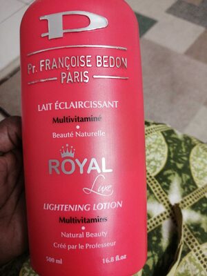 Lait éclaircissant Royal luxe