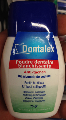 Poudre dentaire blanchissante