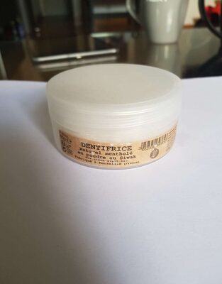 Dentifrice naturel mentholé