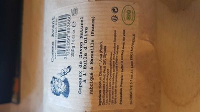 Copeaux de savon naturel a l'huile d'olive