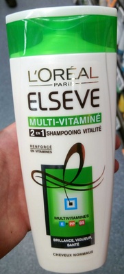 Elseve Multi-Vitaminé 2 en 1 Shampooing vitalité