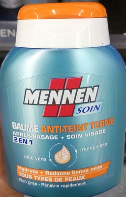 Baume Anti-Teint Terne après rasage soin visage 2 en 1
