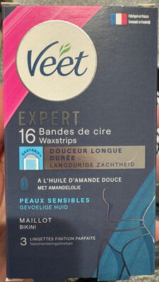 Expert 16 bandes de cire peaux snesibles maillot bikini