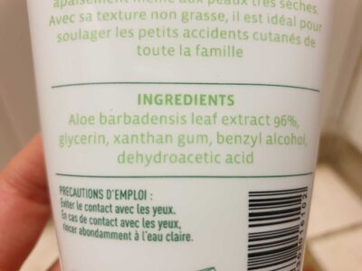 Gel d'aloe vera
