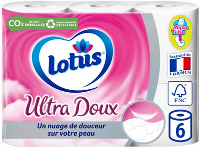 Papier toilette ultra doux aqua tube