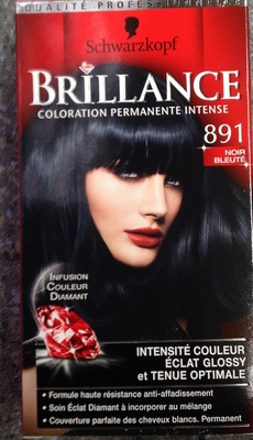 Brillance coloration permanente intense 891 Noir bleuté