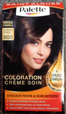Coloration Crème Soin à l'huile d'Argan Châtain foncé 800