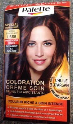 Coloration Crème Soin à l'huile d'Argan Moka étincelant L665