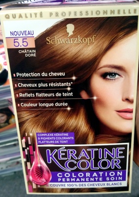 Kératine Color Châtain Doré 5.5