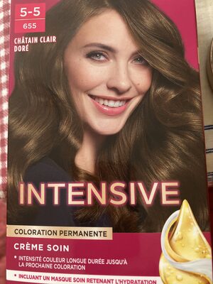 Coloration permanente crème soin Intensive 5-5 655 châtain clair doré