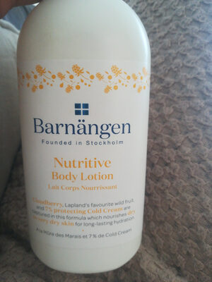 Nutritive body lotion