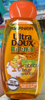 Ultra Doux Enfants Shampooing 2 en 1 à l'abricot et fleur de coton
