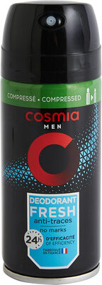 Déodorant compressé