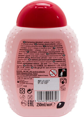 SHAMPOING DEMELANT CERISE et AMANDE DOUCE