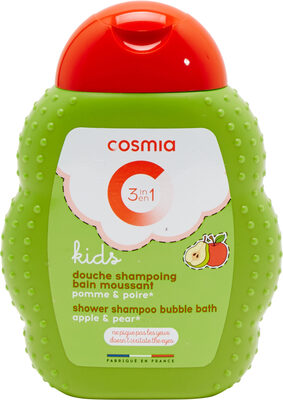 DOUCHE SHAMPOING BAIN MOUSSANT POMME et POIRE