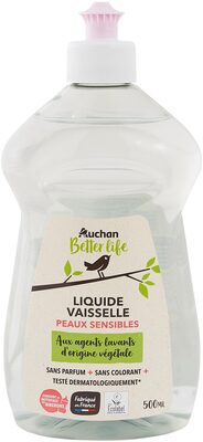 Liquide vaisselle -Peaux Sensibles Ecolabel 500mL