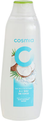 Cosmia gel douche et bain - à l'eau de coco - 750ml