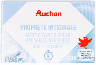 Nettoyants pour appareils dentaires