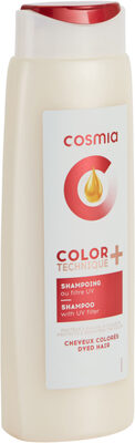 Cosmia - shampoing technique color + /- à l'extrait de grenade et filtre uv - cheveux colorés - 250ml 400ml