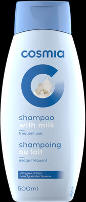 Cosmia - shampoing - au lait - tous types de cheveux - 500ml