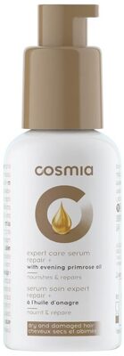 Cosmia - serum soin expert repair + - à l'huile d'onagre - cheveux secs et abimés - 50ml