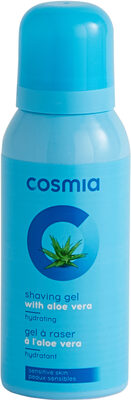 Cosmia - gel à raser - à l'aloe vera - peaux sensibles - 75 ml / volume nomial 140ml ?