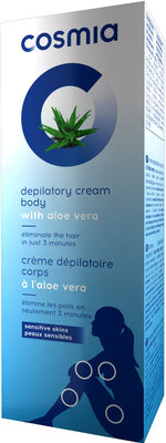 Crème dépilatoire corps à l'aloe vera