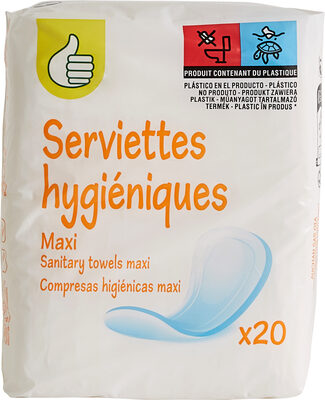Serviettes hygiéniques Maxi Jour