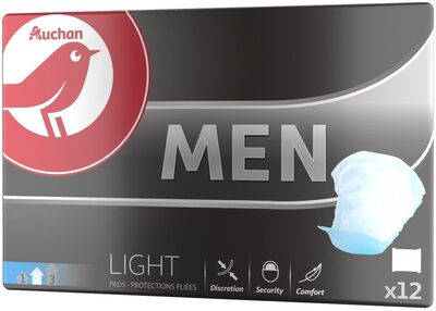 Protections pliées pour hommes