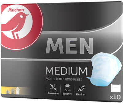 Protections pliées pour hommes