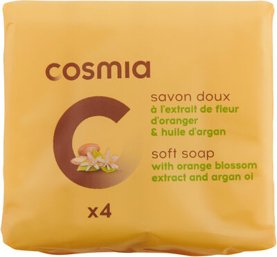 Savon doux à la fleur d'oranger et huile d'argan