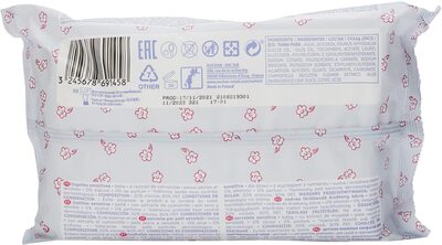 Lingettes sensitives à l'extrait de camomille