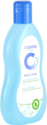Cosmia b - eau nettoyante - à l'huile d'amande douce - bébé - 250ml