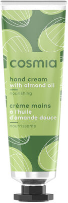 Cosmia - crème mains - à l'huile d'amande douce - 30 ml