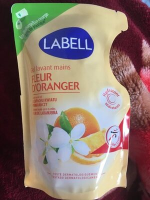 gel lavant mains fleur d'oranger