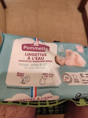 Lingettes à l'eau