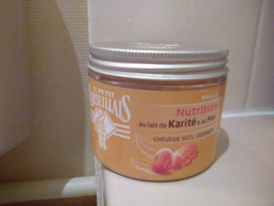 Masque nutrition au lait de karité et au miel - cheveux secs, cassants