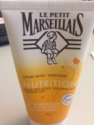 Le Petit Marseillais Crème Mains Nourrissante à L'huile D'argan