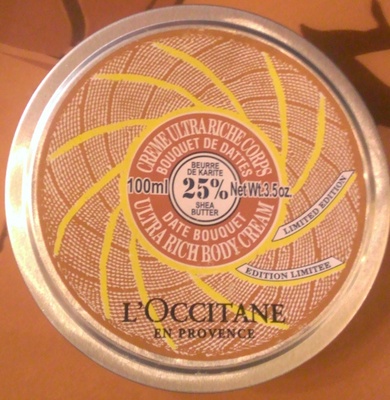 Crème ultra riche corps bouquet de dattes