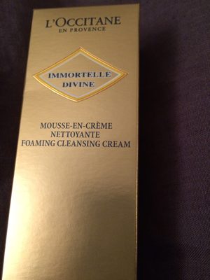 Mousse en crème nettoyante