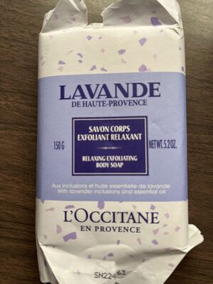 Savon corps exfoliant relaxant
