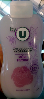 Lait de douche hydratant aux extraits naturels mûre pivoine